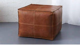 MyTindy Moroccan Square Natural Pouf, view 2