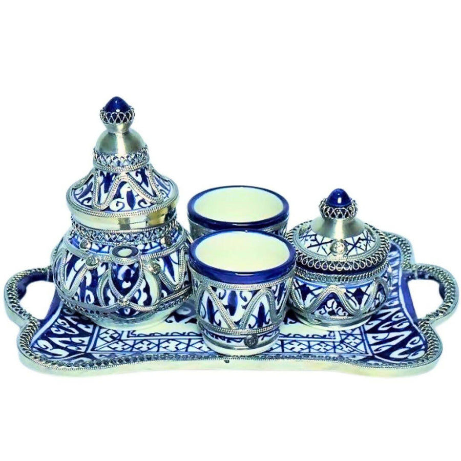 MyTindy Moroccan Tea Set Made of Ceramics