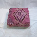 MyTindy Moroccan Vintage Pouf Purple, view 2