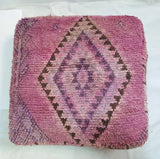MyTindy Moroccan Vintage Pouf Purple, view 3
