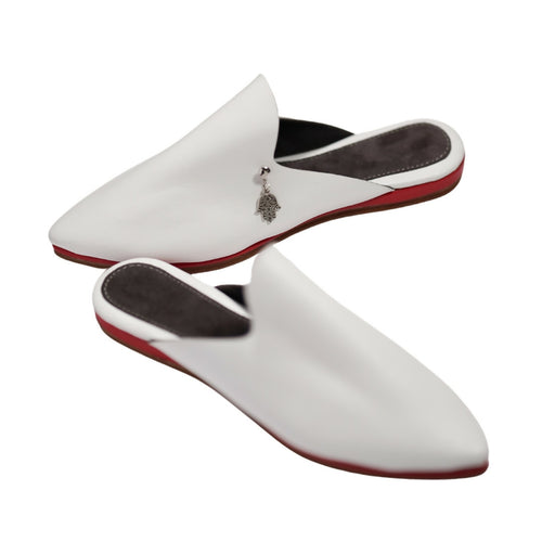 MyTindy Moroccan White Musk Slippers for Women