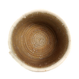 MyTindy White Moroccan Wool Pot With Pompom, view 6