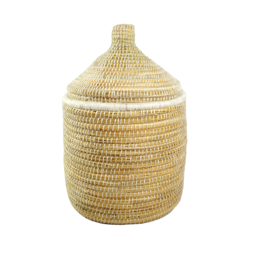 MyTindy White Moroccan Wool Pot