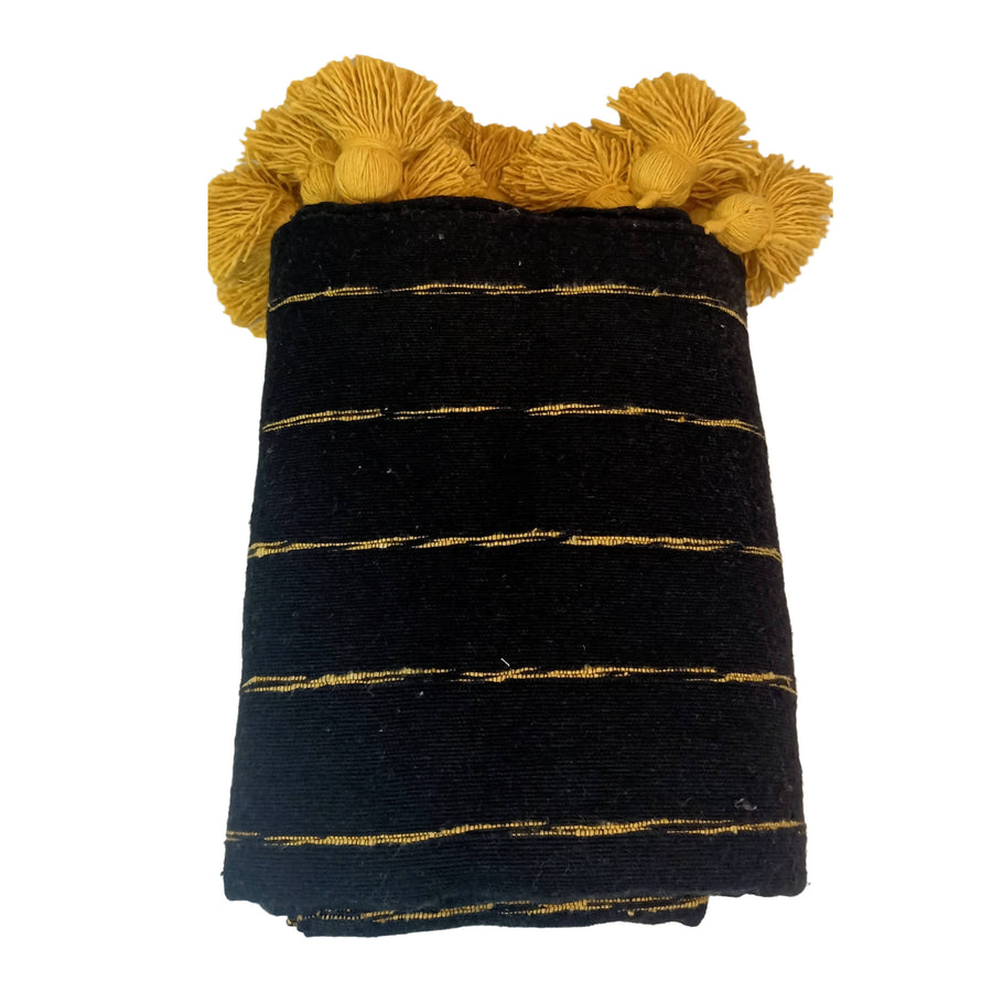 MyTindy Morrocan blanket pom-pom