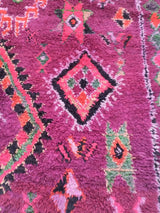 MyTindy Morroccan rug boujaad rug vintage carpet rare, view 5