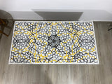 MyTindy mosaic table for indoor and outdoor platinum colors 100% handmade, Custom pattern and colors Built with mid-century modern styling., view 3