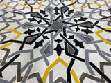 MyTindy mosaic table for indoor and outdoor platinum colors 100% handmade, Custom pattern and colors Built with mid-century modern styling., view 4