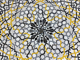 MyTindy mosaic table for indoor and outdoor platinum colors 100% handmade, Custom pattern and colors Built with mid-century modern styling., view 5