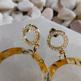 MyTindy Mother of pearl earrings, view 5