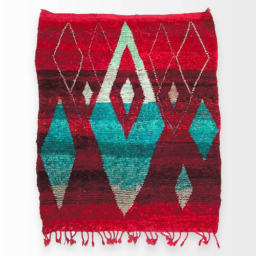 MyTindy Multicolor Moroccan Azilal Rug A 40 Year Legacy 260x170 cm