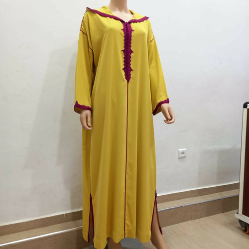 MyTindy Mustard Yellow Djellaba