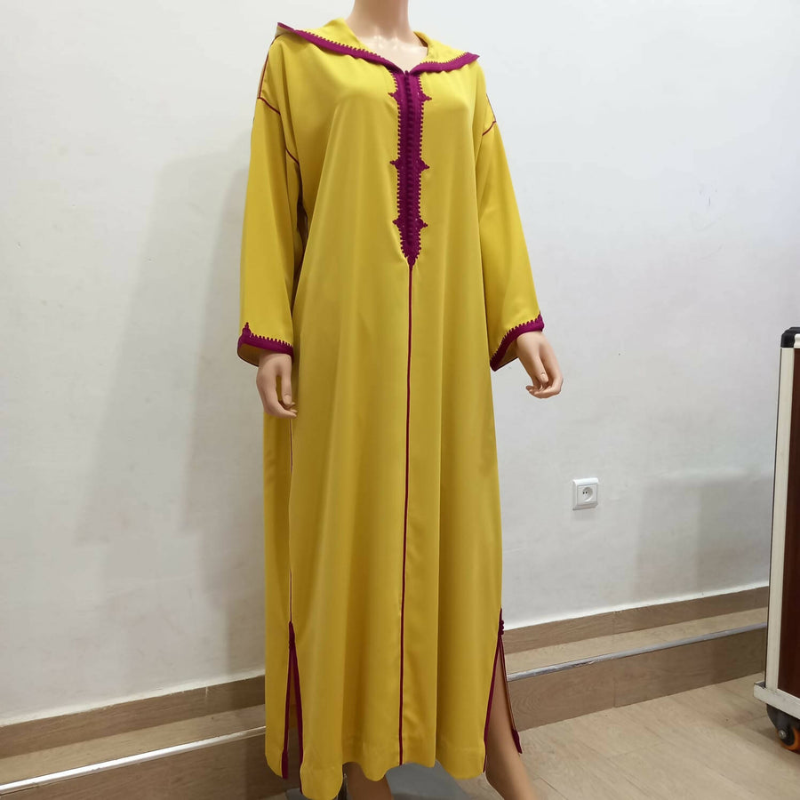 MyTindy Mustard Yellow Djellaba