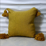 MyTindy Mustard Yellow Wool Berber Pillow, view 3