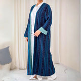 MyTindy NAY Dark Green Moroccan Kimono, view 2