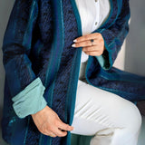 MyTindy NAY Dark Green Moroccan Kimono, view 3