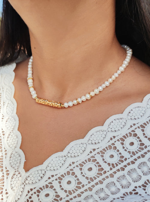 MyTindy Alia Necklace (White)