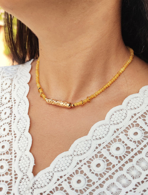 MyTindy Alia Necklace (Yellow)
