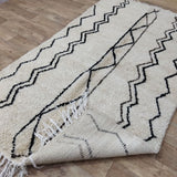 MyTindy New Morocco Rug, Beni Ourain Rug 5x9 Ft, Handmade Rug, Moroccan Berber Rug, Abstract Rug, Moroccan Rug, Tapis Marocain 5x9ft, view 6