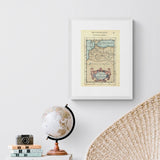 MyTindy Old map from Morocco 1683 Poster, view 2