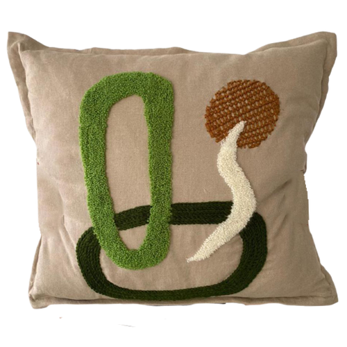 MyTindy Olive and Taupe Shapes