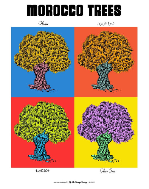 MyTindy OLIVE TREE Botanical board version POP Poster