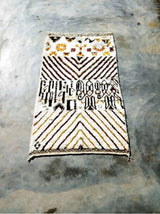 MyTindy Orange and Black Moroccan Rug, view 4