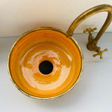 MyTindy VIN - Brass - Moroccan Ceramic Sink, view 3