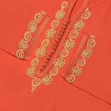 MyTindy Orange Djellaba for girls kids, view 2