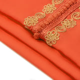 MyTindy Orange Djellaba for girls kids, view 3
