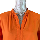MyTindy Orange Flowy Dress, view 3