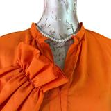 MyTindy Orange Flowy Dress, view 4