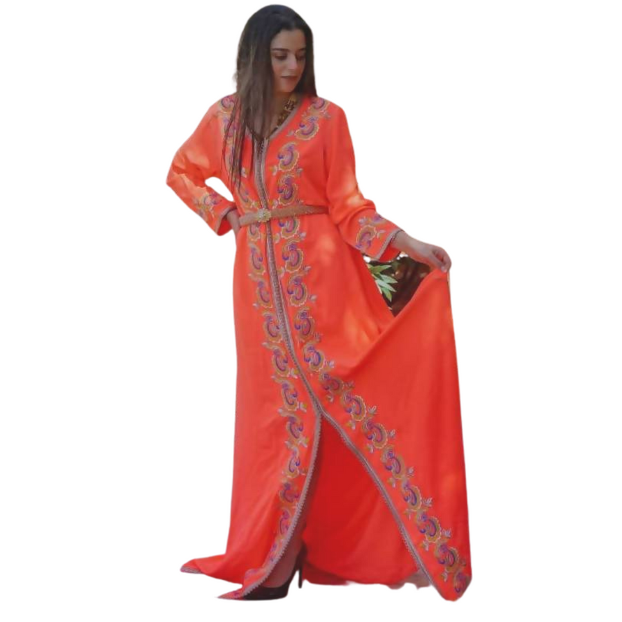 MyTindy Orange Kaftan