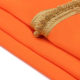 MyTindy Orange mango Moroccan Djellaba for girls kids, view 3