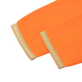 MyTindy Orange mango Moroccan Djellaba for girls kids, view 4