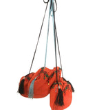 MyTindy Orange Moroccan Jute Bag, view 3