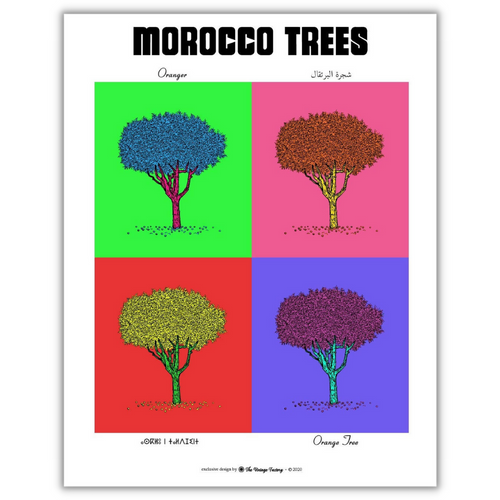 MyTindy ORANGE TREE Botanical board version POP Poster