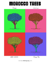 MyTindy ORANGE TREE Botanical board version POP Poster, view 3