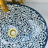 MyTindy ZIC - Oval - Moroccan Ceramic Sink, view 4