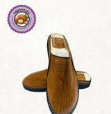 MyTindy Camel Rounded Moroccan Slippers, view 2