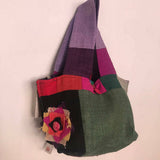 MyTindy Patchwork Tote Bag, view 2