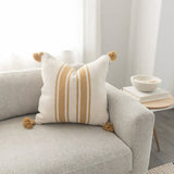 MyTindy Pemium Moroccan Pillow Cover Pompon, view 2