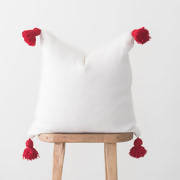 MyTindy Pemium Moroccan Pillow Cover Pompon