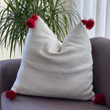 MyTindy Pemium Moroccan Pillow Cover Pompon, view 2