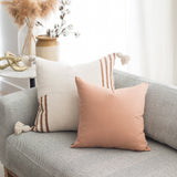 MyTindy Pemium Moroccan Pillow Cover Pompon, view 2