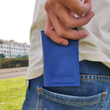 MyTindy Personalized leather credit and travel card holder, view 3