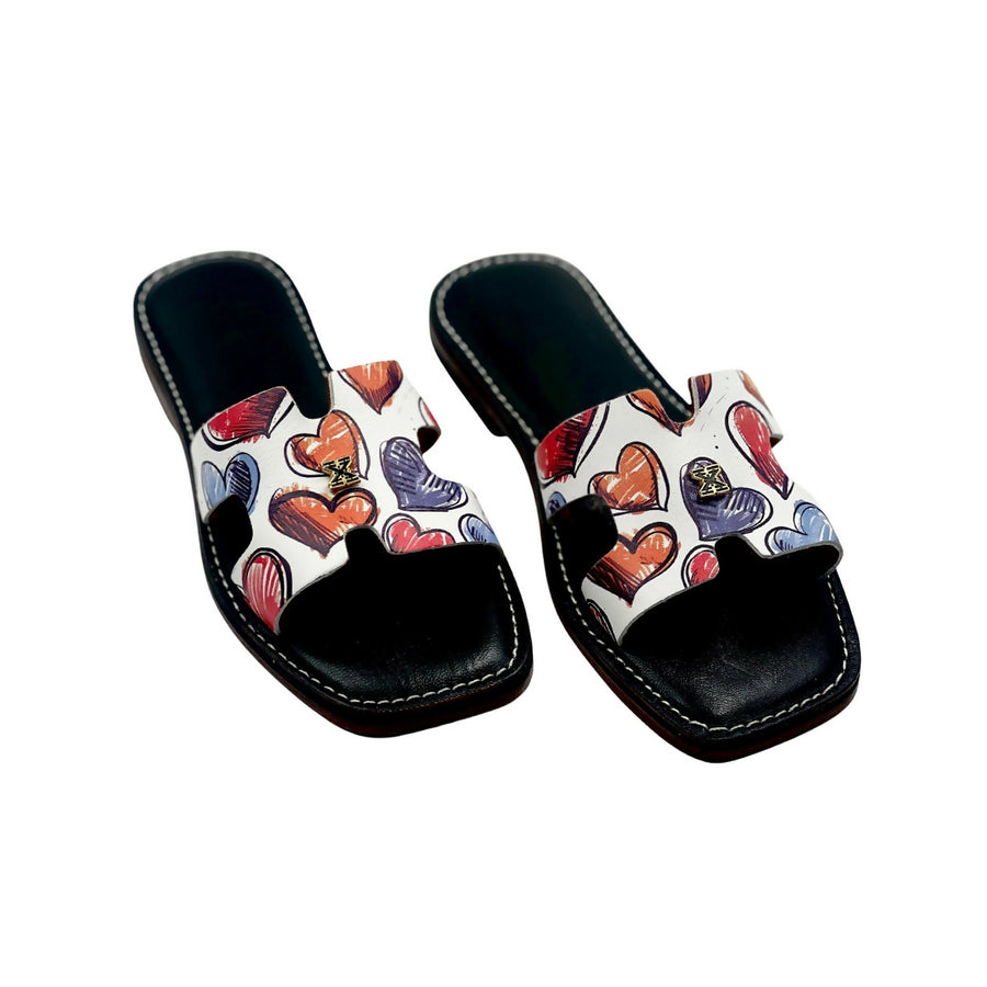 MyTindy Petit cœur Sandals | Terre d'Histoire - Air Babouche