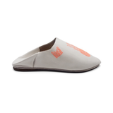 MyTindy PINEAPPLE WHITE Leather Moroccan Slippers, view 3