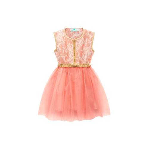 MyTindy Pink Juliet Moroccan Kaftan for girls