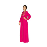 MyTindy Pink Kaftan with Crystals, view 2