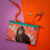 MyTindy Pink Monkey Pouch, view 2